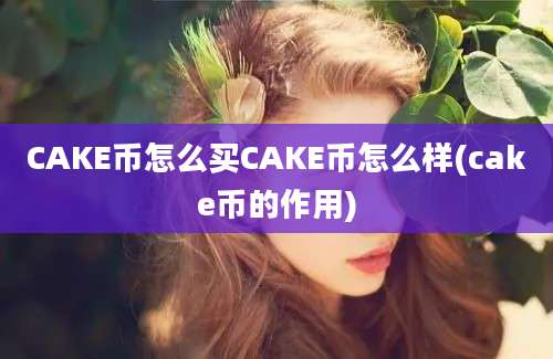 CAKE币怎么买CAKE币怎么样(cake币的作用)