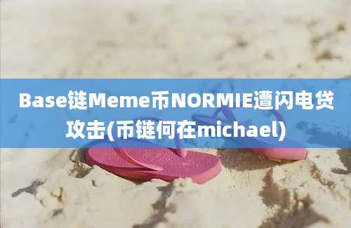 Base链Meme币NORMIE遭闪电贷攻击(币链何在michael)