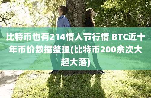 比特币也有214情人节行情 BTC近十年币价数据整理(比特币200余次大起大落)