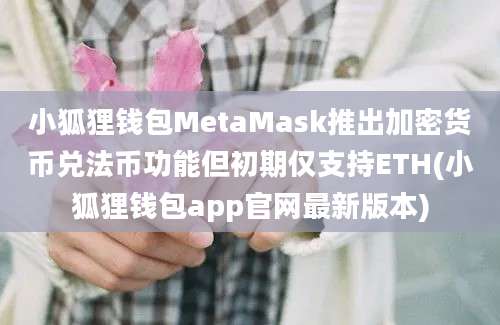 小狐狸钱包MetaMask推出加密货币兑法币功能但初期仅支持ETH(小狐狸钱包app官网最新版本)