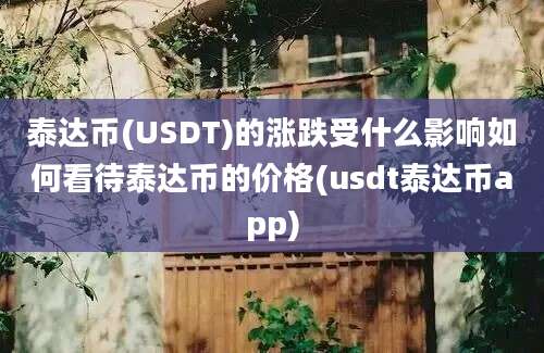 泰达币(USDT)的涨跌受什么影响如何看待泰达币的价格(usdt泰达币app)