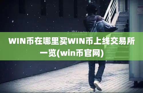 WIN币在哪里买WIN币上线交易所一览(win币官网)