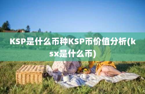 KSP是什么币种KSP币价值分析(ksx是什么币)