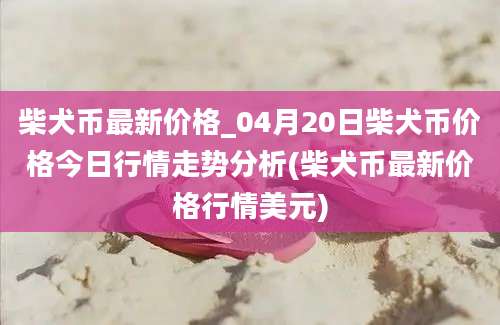 柴犬币最新价格_04月20日柴犬币价格今日行情走势分析(柴犬币最新价格行情美元)