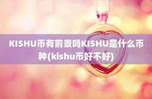 KISHU币有前景吗KISHU是什么币种(kishu币好不好)