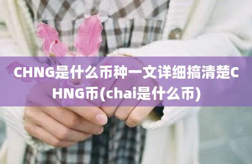 CHNG是什么币种一文详细搞清楚CHNG币(chai是什么币)