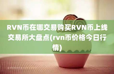 RVN币在哪交易购买RVN币上线交易所大盘点(rvn币价格今日行情)