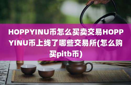 HOPPYINU币怎么买卖交易HOPPYINU币上线了哪些交易所(怎么购买pitb币)