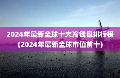 2024年最新全球十大冷钱包排行榜(2024年最新全球市值前十)