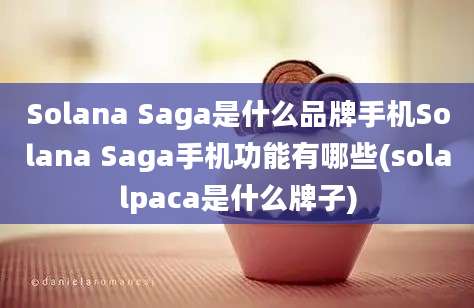 Solana Saga是什么品牌手机Solana Saga手机功能有哪些(solalpaca是什么牌子)