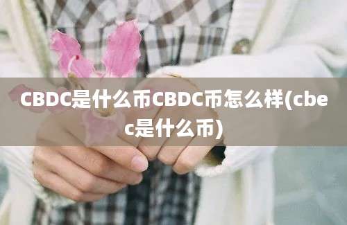 CBDC是什么币CBDC币怎么样(cbec是什么币)