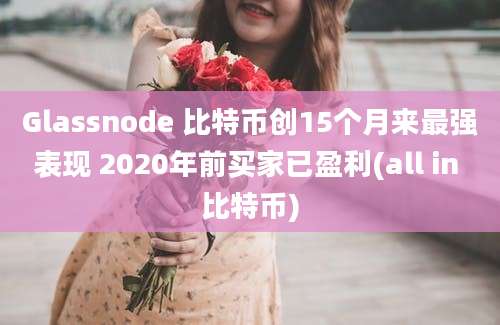 Glassnode 比特币创15个月来最强表现 2020年前买家已盈利(all in 比特币)