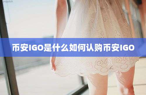 币安IGO是什么如何认购币安IGO