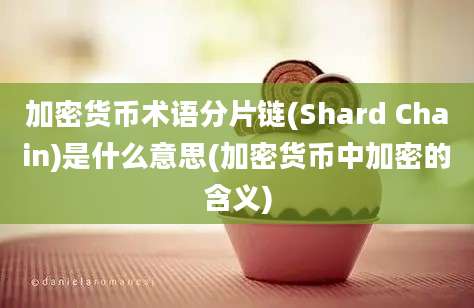 加密货币术语分片链(Shard Chain)是什么意思(加密货币中加密的含义)