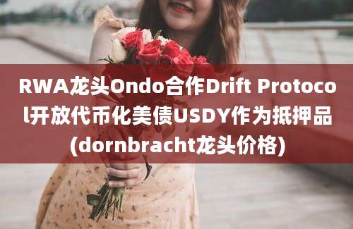 RWA龙头Ondo合作Drift Protocol开放代币化美债USDY作为抵押品(dornbracht龙头价格)