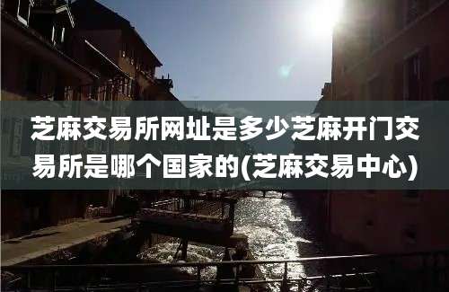 芝麻交易所网址是多少芝麻开门交易所是哪个国家的(芝麻交易中心)