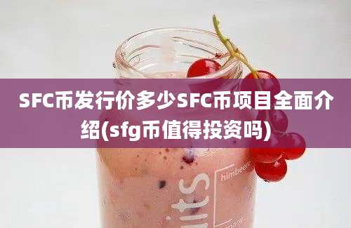 SFC币发行价多少SFC币项目全面介绍(sfg币值得投资吗)