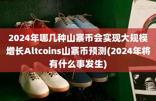 2024年哪几种山寨币会实现大规模增长Altcoins山寨币预测(2024年将有什么事发生)