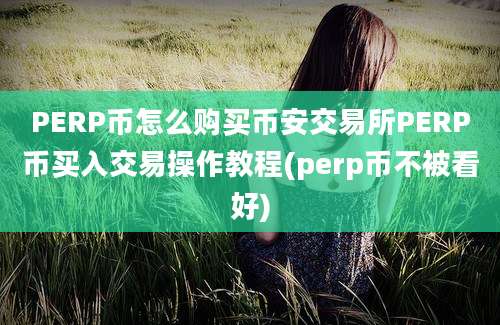 PERP币怎么购买币安交易所PERP币买入交易操作教程(perp币不被看好)