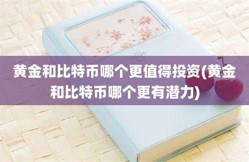 黄金和比特币哪个更值得投资(黄金和比特币哪个更有潜力)