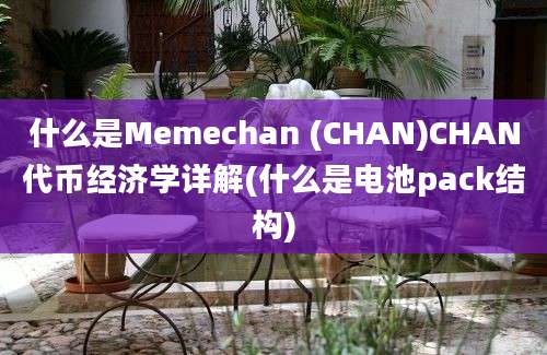 什么是Memechan (CHAN)CHAN代币经济学详解(什么是电池pack结构)