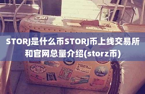 STORJ是什么币STORJ币上线交易所和官网总量介绍(storz币)