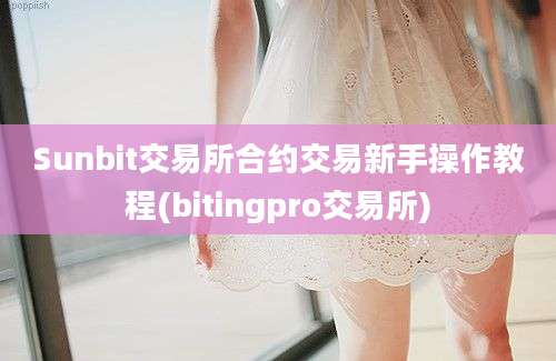 Sunbit交易所合约交易新手操作教程(bitingpro交易所)