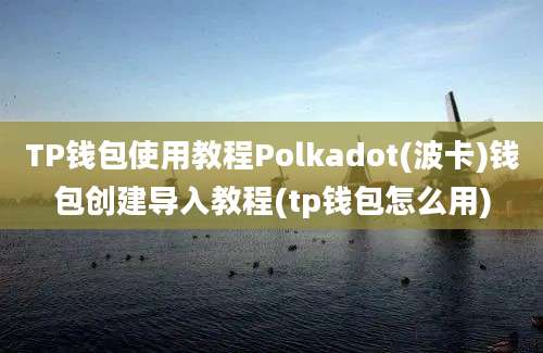 TP钱包使用教程Polkadot(波卡)钱包创建导入教程(tp钱包怎么用)