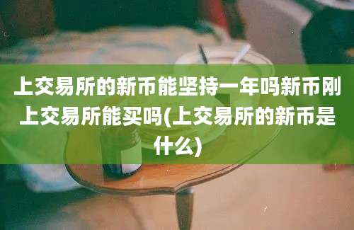 上交易所的新币能坚持一年吗新币刚上交易所能买吗(上交易所的新币是什么)