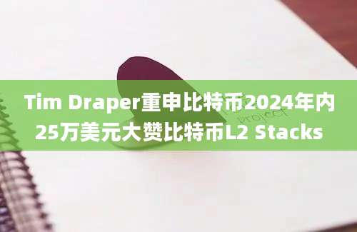 Tim Draper重申比特币2024年内25万美元大赞比特币L2 Stacks