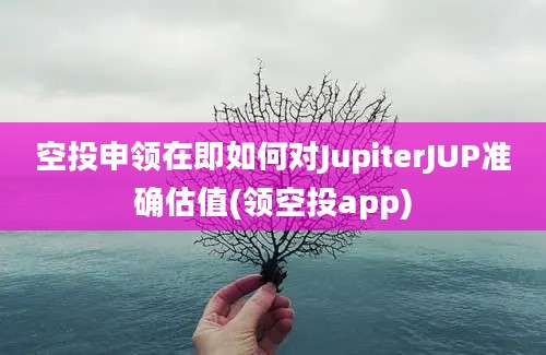 空投申领在即如何对JupiterJUP准确估值(领空投app)