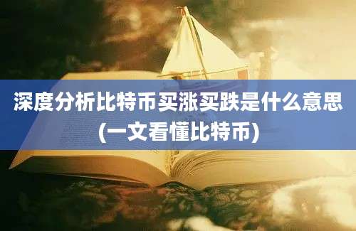 深度分析比特币买涨买跌是什么意思(一文看懂比特币)