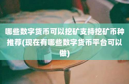 哪些数字货币可以挖矿支持挖矿币种推荐(现在有哪些数字货币平台可以做)