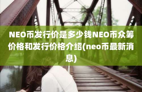 NEO币发行价是多少钱NEO币众筹价格和发行价格介绍(neo币最新消息)