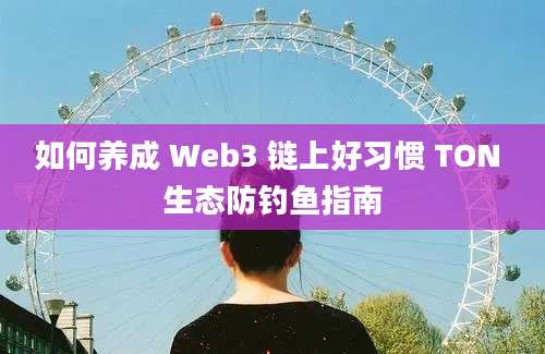 如何养成 Web3 链上好习惯 TON 生态防钓鱼指南