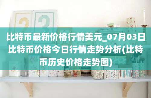 比特币最新价格行情美元_07月03日比特币价格今日行情走势分析(比特币历史价格走势图)