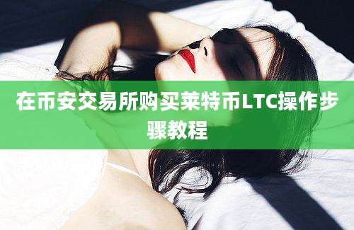 在币安交易所购买莱特币LTC操作步骤教程