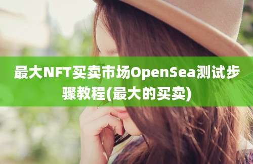 最大NFT买卖市场OpenSea测试步骤教程(最大的买卖)