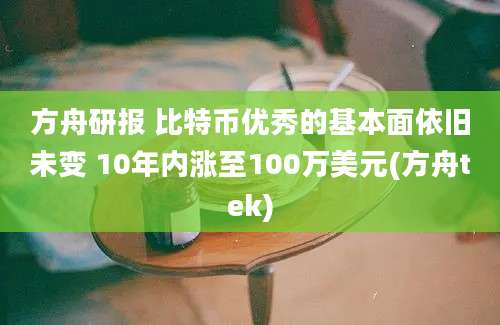 方舟研报 比特币优秀的基本面依旧未变 10年内涨至100万美元(方舟tek)