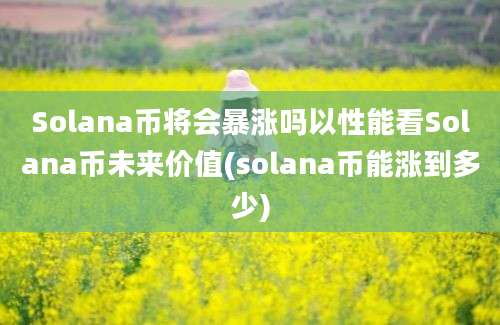 Solana币将会暴涨吗以性能看Solana币未来价值(solana币能涨到多少)