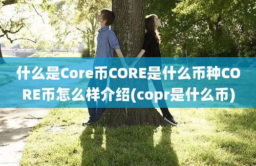 什么是Core币CORE是什么币种CORE币怎么样介绍(copr是什么币)