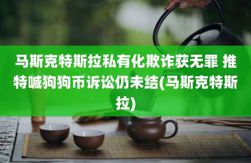 马斯克特斯拉私有化欺诈获无罪 推特喊狗狗币诉讼仍未结(马斯克特斯拉)