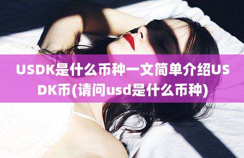 USDK是什么币种一文简单介绍USDK币(请问usd是什么币种)