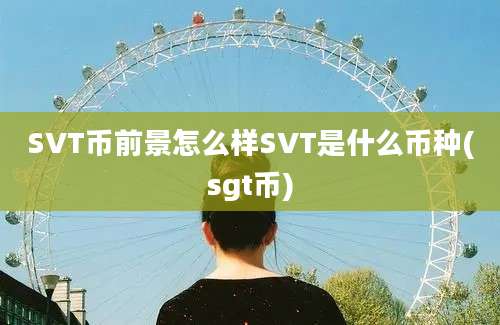 SVT币前景怎么样SVT是什么币种(sgt币)