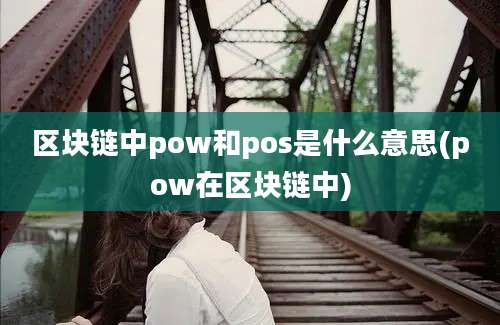 区块链中pow和pos是什么意思(pow在区块链中)