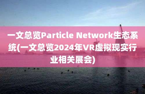 一文总览Particle Network生态系统(一文总览2024年VR虚拟现实行业相关展会)