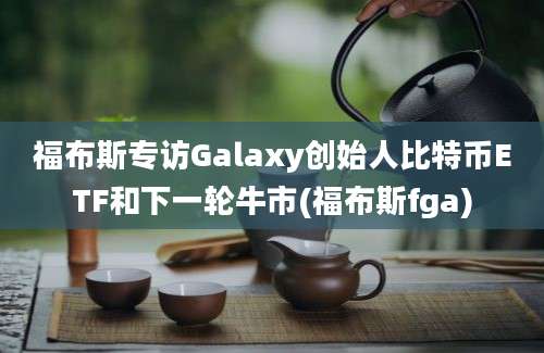 福布斯专访Galaxy创始人比特币ETF和下一轮牛市(福布斯fga)