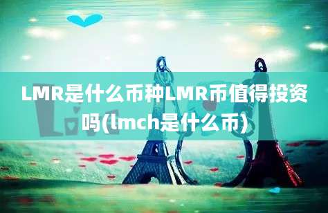 LMR是什么币种LMR币值得投资吗(lmch是什么币)