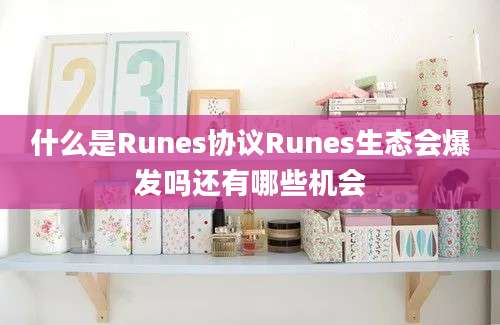 什么是Runes协议Runes生态会爆发吗还有哪些机会