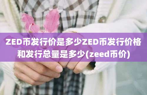 ZED币发行价是多少ZED币发行价格和发行总量是多少(zeed币价)